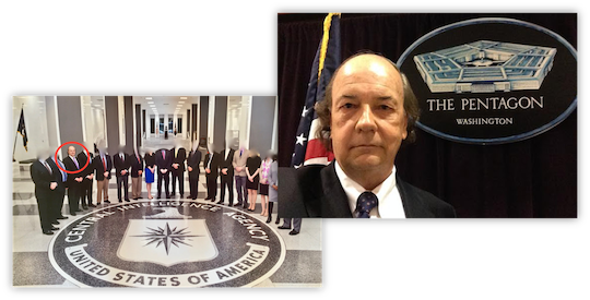 Jim at Pentagon and CIA